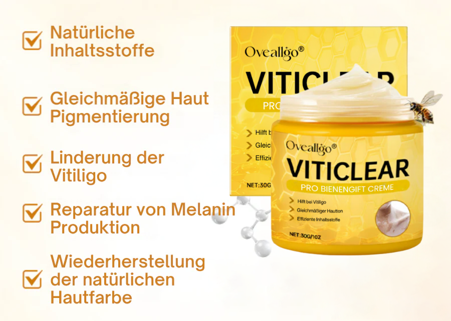 Oveallgo® VitiClear Pro Skin Care Cream – 90% effective relief from vitiligo
