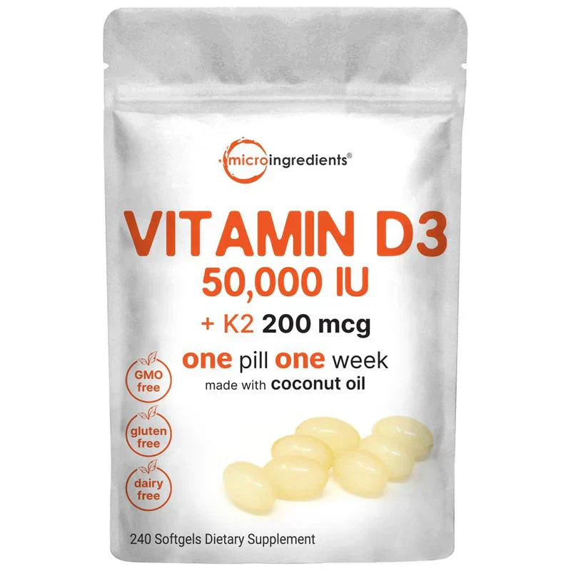 Vitamin D3 K2 soft capsules