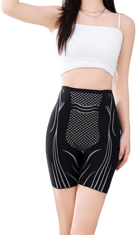 MEIION Negativ-Ionen-Shapewear-Slip zur Fettverbrennung – Detox & Bauchstraffung mit Wabendesign