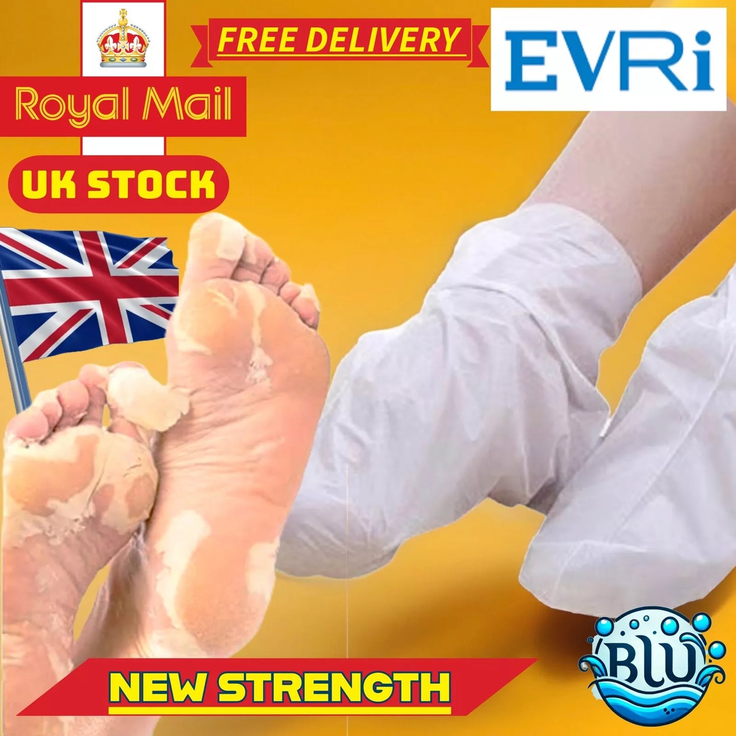 Natural Honey+VitE Foot Care, Kills Athlete's Foot, Removes Dead Skin Cells and Makes Feet as Soft as Baby Feet