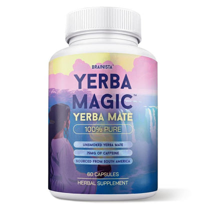 Yerba Magic Capsules – Pure Yerba Mate &amp; 5-in-1 Super Blend | Natural Energy