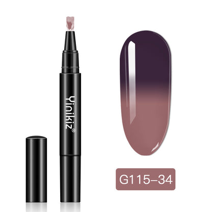 Yinikiz® Temperature Changing Nail Polish Gel Pen – Twist to Release Glue