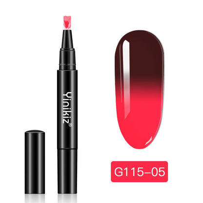 Yinikiz® Temperature Changing Nail Polish Gel Pen – Twist to Release Glue