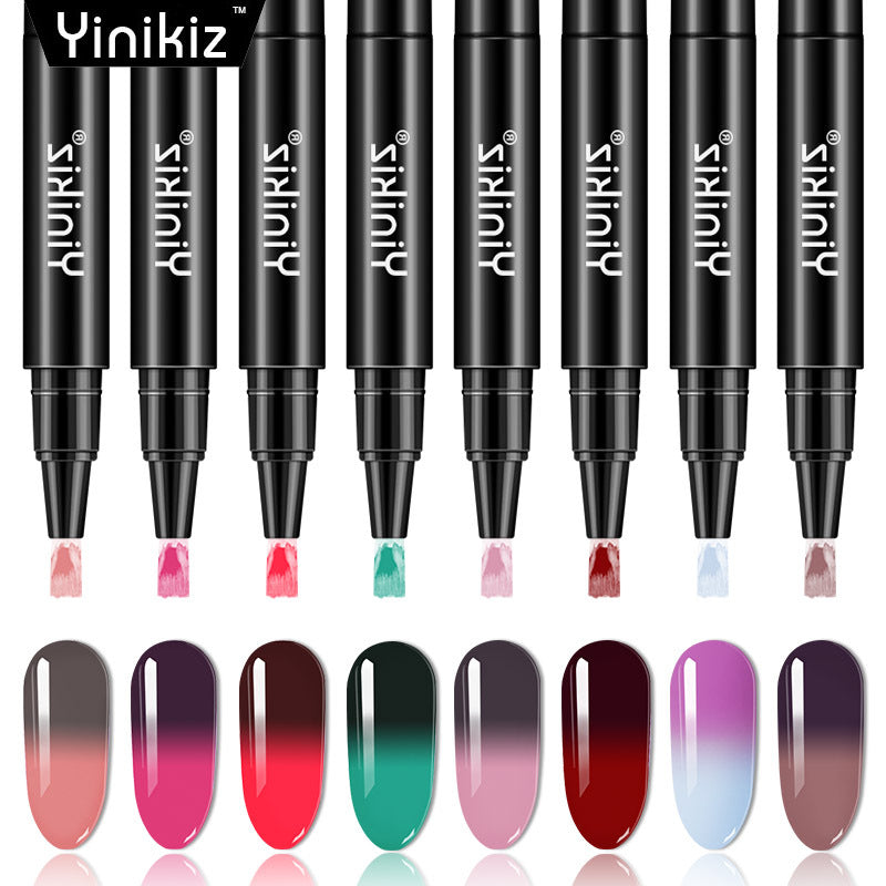 Yinikiz® Temperature Changing Nail Polish Gel Pen – Twist to Release Glue