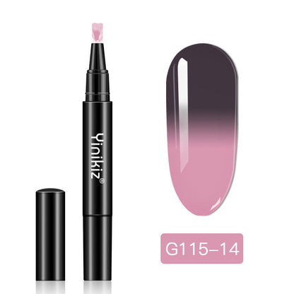 Yinikiz® Temperature Changing Nail Polish Gel Pen – Twist to Release Glue