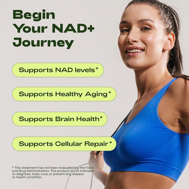 Cata-Kor 250 mg – NAD+ Supplement to Support Skin Aging, for More Energy and Focus – 60 Caplets – Vitamin &amp; Wellness Supplement, Edible 
