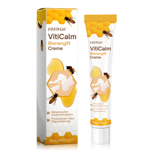 Fivfivgo® VitiCalm Bee Venom Cream, 95% Visible Improvement in 4 Weeks, Promotes Pigmentation &amp; Restores Natural Skin Tone