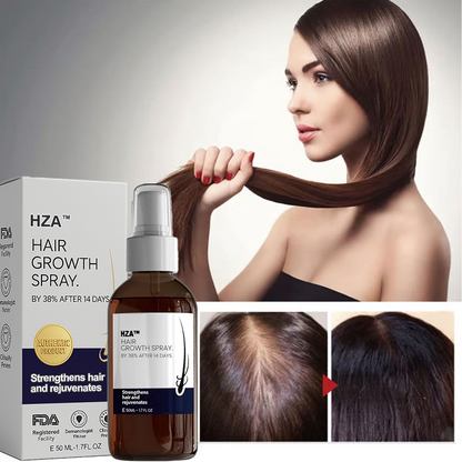 🌿LAST DAY OFFER – 50% OFF🌿 HZA™ Natural Hair Growth Spray 