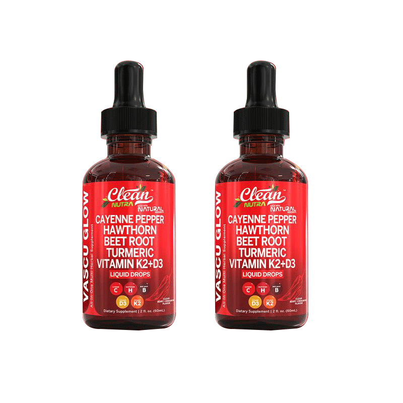 Cayenne pepper supplement, liquid drops + hawthorn berries, vitamin D3 and K2, organic beetroot root powder, Ceylon cinnamon, turmeric curcumin, Panax ginseng