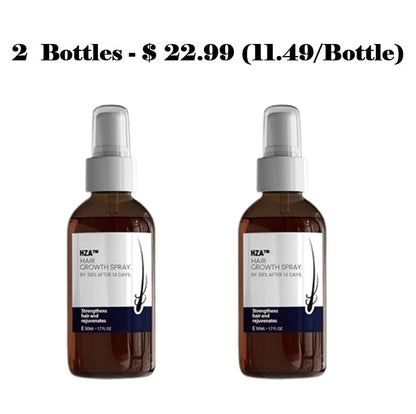 🌿LAST DAY OFFER – 50% OFF🌿 HZA™ Natural Hair Growth Spray 