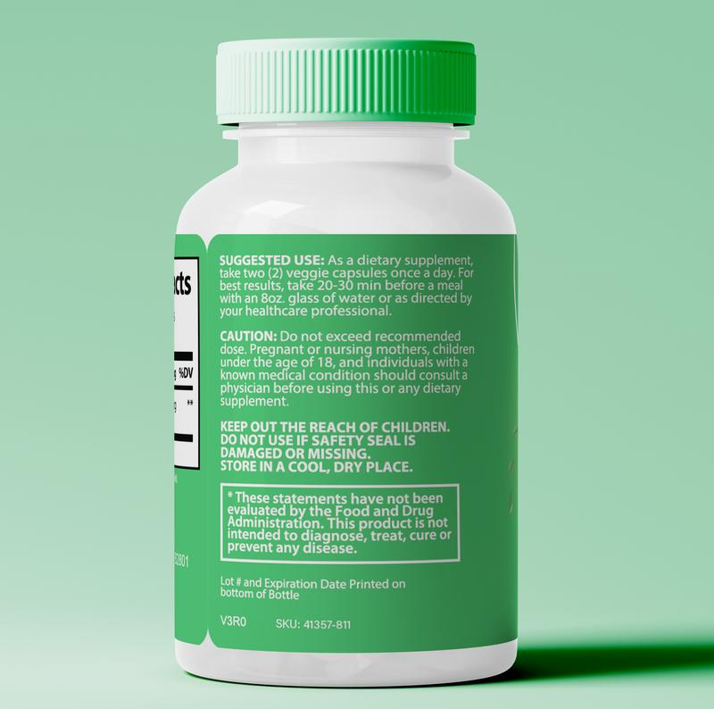 Rosabella Moringa Capsules (800 mg) to support the immune system, intestinal health &amp; vitamins 