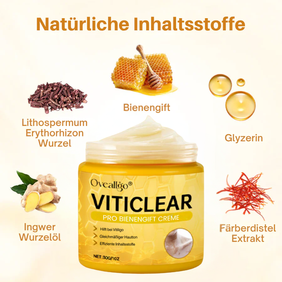 Oveallgo® VitiClear Pro Skin Care Cream – 90% effective relief from vitiligo