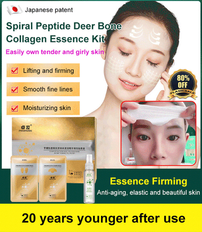 [🍃20 years younger after use🌱] Spiral Peptide 🦌Deer Bone Collagen Essence Kit 