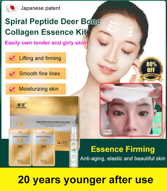 [🍃20 years younger after use🌱] Spiral Peptide 🦌Deer Bone Collagen Essence Kit 