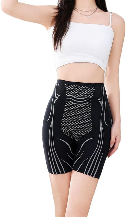 MEIION Negativ-Ionen-Shapewear-Slip zur Fettverbrennung – Detox & Bauchstraffung mit Wabendesign