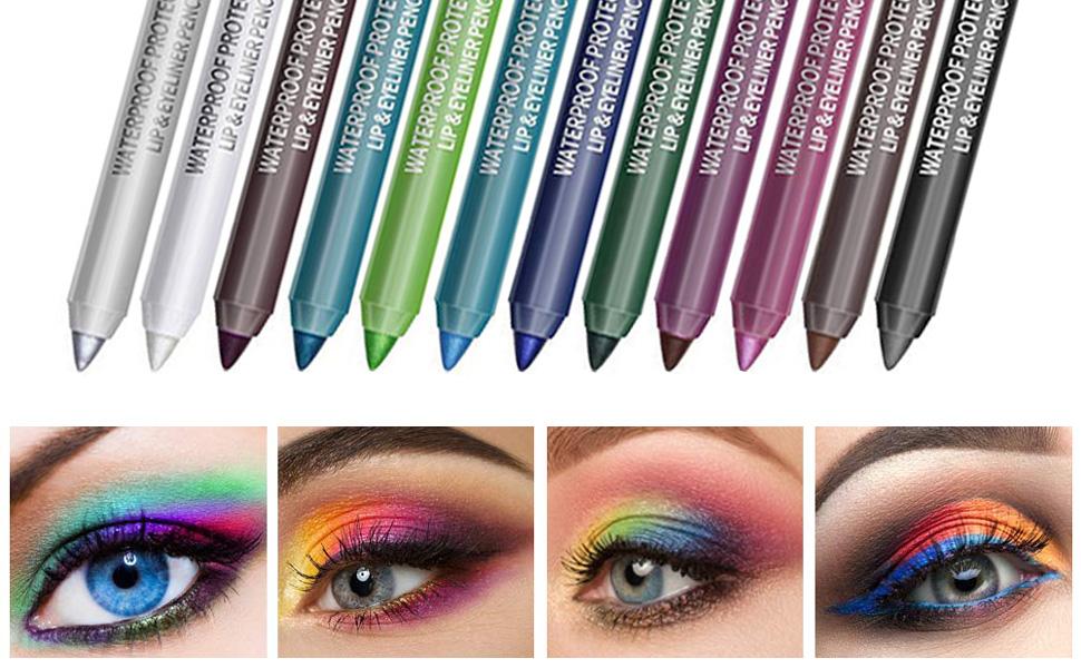 🔥Long-lasting waterproof eyeliner pen, fashionable eye makeup cosmetics 
