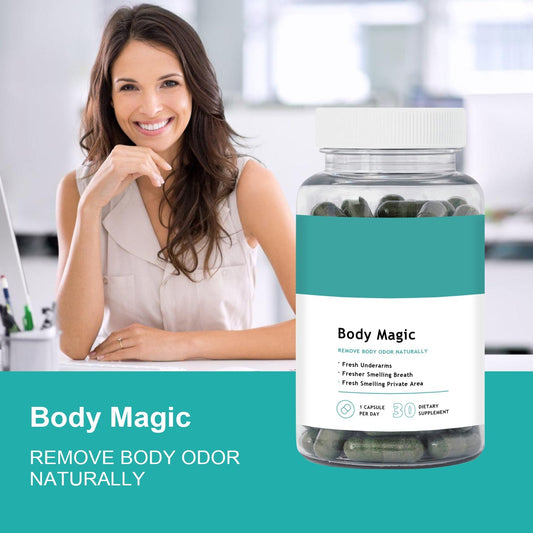 Body Magic Chlorophyll Pill – Against body odor, detoxification and skin 