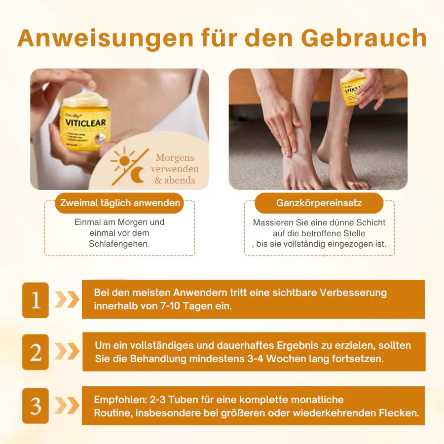 Oveallgo® VitiClear Pro Skin Care Cream – 90% effective relief from vitiligo