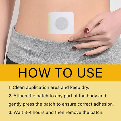 Bee Venom Lymphatic Drainage Patches, Bee Venom Patches, Bee Venom Lymphatic Drainage Patches, Detox Patches, Suitable for All Ages (Pack of 3)