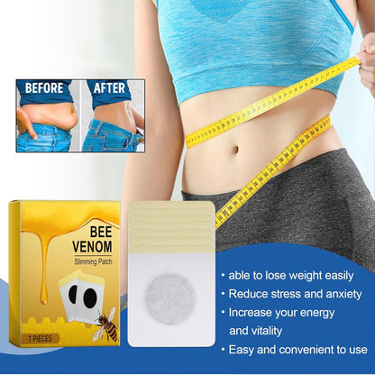 Bee Venom Lymphatic Drainage Patches, Bee Venom Patches, Bee Venom Lymphatic Drainage Patches, Detox Patches, Suitable for All Ages (Pack of 3)