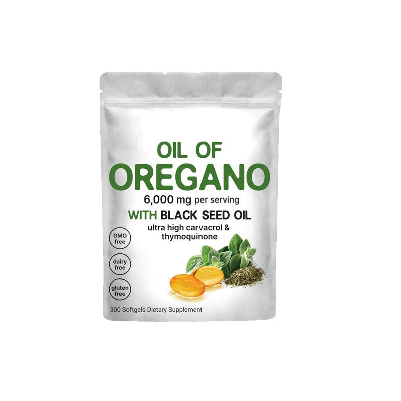 Micro-ingredients: Oregano oil with black cumin oil, 300 softgels 