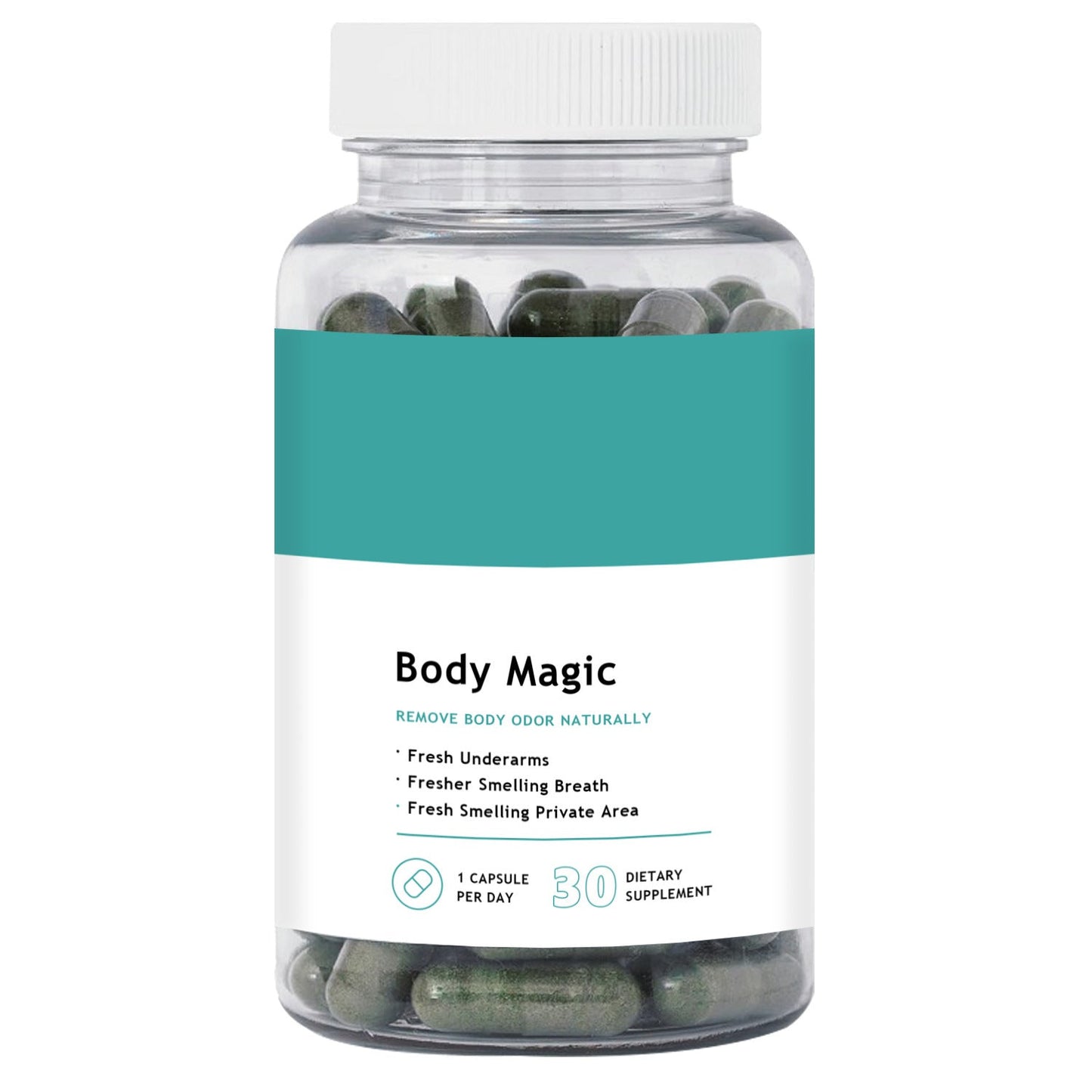 Body Magic Chlorophyll Pill – Against body odor, detoxification and skin 