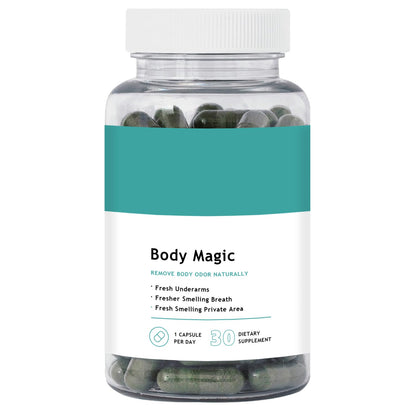 Body Magic Chlorophyll Pill – Against body odor, detoxification and skin 