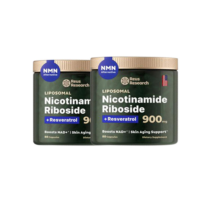 '-Reus Research NR900 – NAD+ dietary supplement to support skin aging, for more energy and concentration – 80 tablets – Vitamin and wellness supplement
