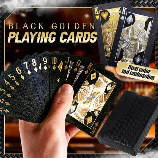 Black and Gold Luxury Playing Cards