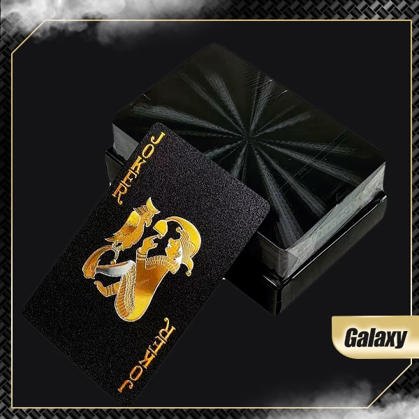 Black and Gold Luxury Playing Cards