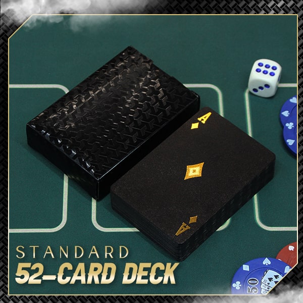 Black and Gold Luxury Playing Cards
