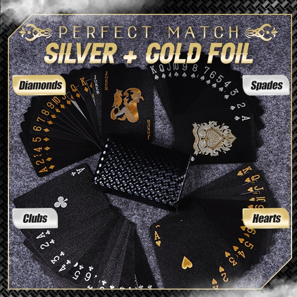 Black and Gold Luxury Playing Cards