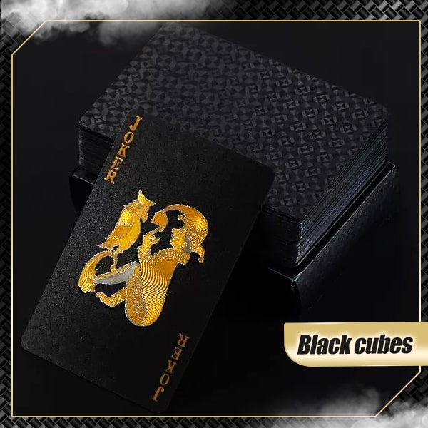 Black and Gold Luxury Playing Cards