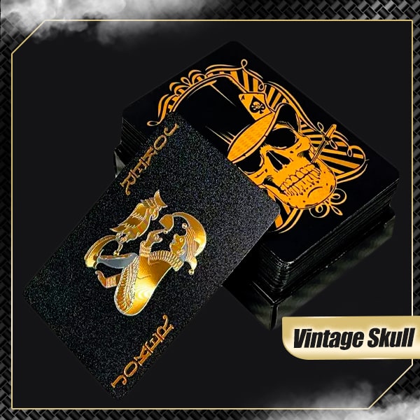 Black and Gold Luxury Playing Cards