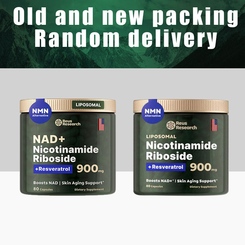 '-Reus Research NR900 – NAD+ dietary supplement to support skin aging, for more energy and concentration – 80 tablets – Vitamin and wellness supplement