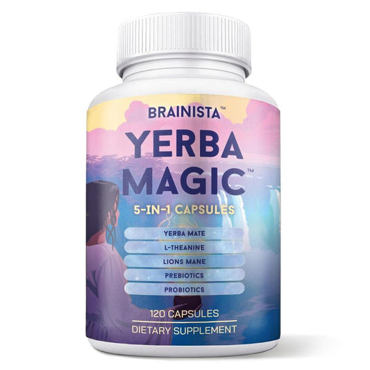 Yerba Magic Capsules – Pure Yerba Mate &amp; 5-in-1 Super Blend | Natural Energy