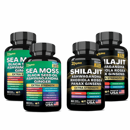 Dynamic Vitality Package – Zoyava Sea Moss Multivitamin &amp; Power Combo 