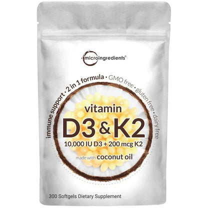 Vitamin D3 K2 soft capsules 