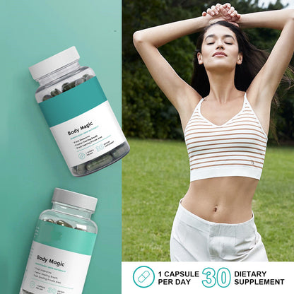 Body Magic Chlorophyll Pill – Against body odor, detoxification and skin 