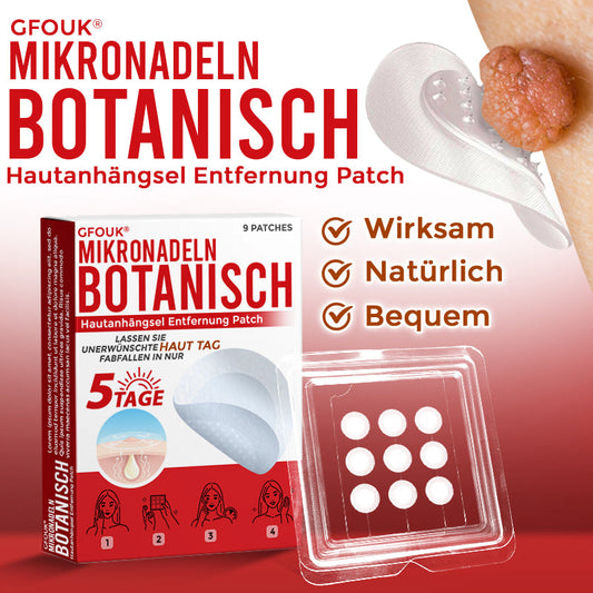 GFOUK® Microneedling Botanical Skin Tag Removal Patch 🇩🇪 Made in Germany