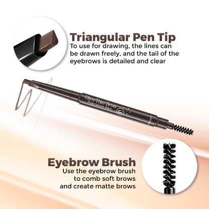 Ultra-thin eyebrow precision pencil