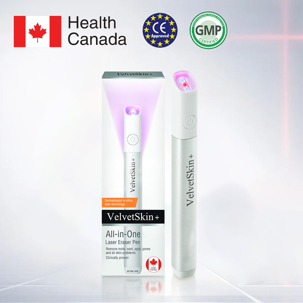 🇨🇦Bikenda® VelvetSkin+ All-in-One Laser Eraser Pen(Powered by CO₂ laser technology – effectively removes moles, warts, skin tags, pigmentation spots, and other skin imperfections)
