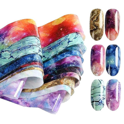 Galaxy Nail Art Stickers (10 sheets)
