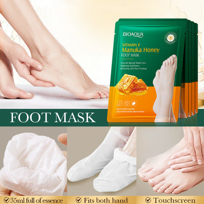 Natural Honey+VitE Foot Care, Kills Athlete's Foot, Removes Dead Skin Cells and Makes Feet as Soft as Baby Feet 