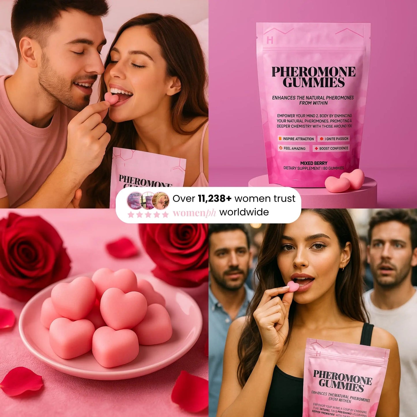 💋ྀིྀི🍬Pheromone Gummies 🍓– Become irresistible👩‍❤️‍👨✨