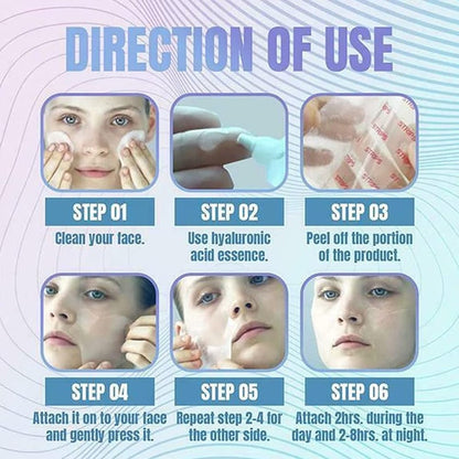 🛒🛍️✨HOT SALE 🏷️5 pairs of lift stickers for facial nutrition 🌱and wrinkle removal