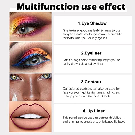 🔥Long-lasting waterproof eyeliner pen, fashionable eye makeup cosmetics 
