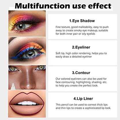 🔥Long-lasting waterproof eyeliner pen, fashionable eye makeup cosmetics 