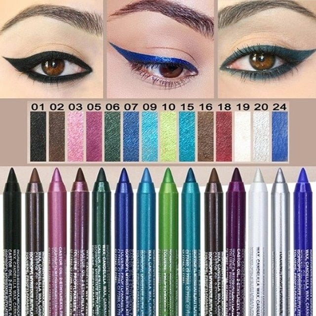 🔥Long-lasting waterproof eyeliner pen, fashionable eye makeup cosmetics 