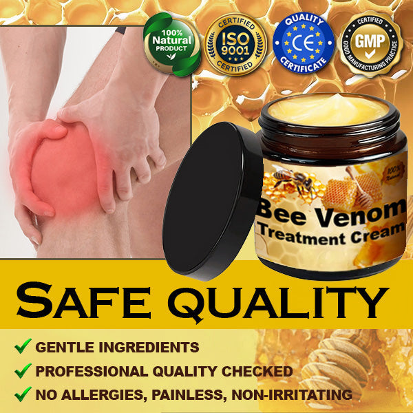 Bee venom cream for the treatment of arthritis